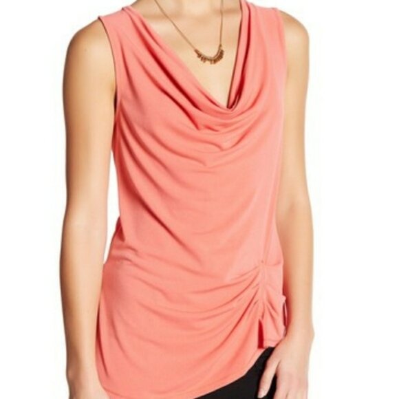 NWT Valette coral top women's size Small - Picture 1 of 3